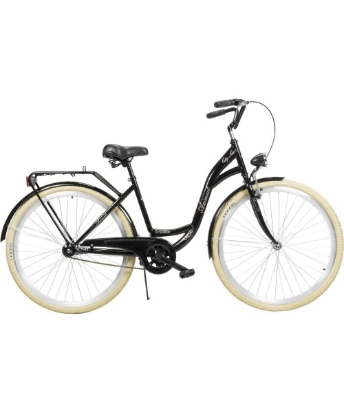 Jalgratas AZIMUT City Lux 28" 2025 must-kreem