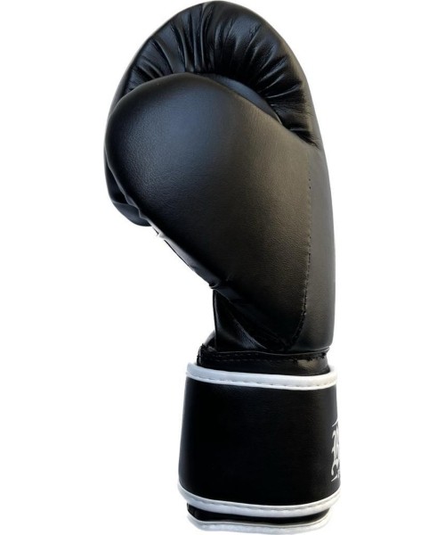 Buffalo Outrage boxing gloves black and white 14oz