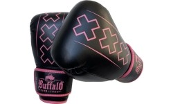 Buffalo Outrage boxing gloves black and pink 14oz