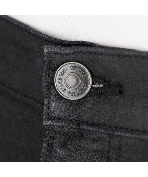 Meeste mootorrattateksad Oxford Original, CE-heakskiiduga, slim fit, mustad