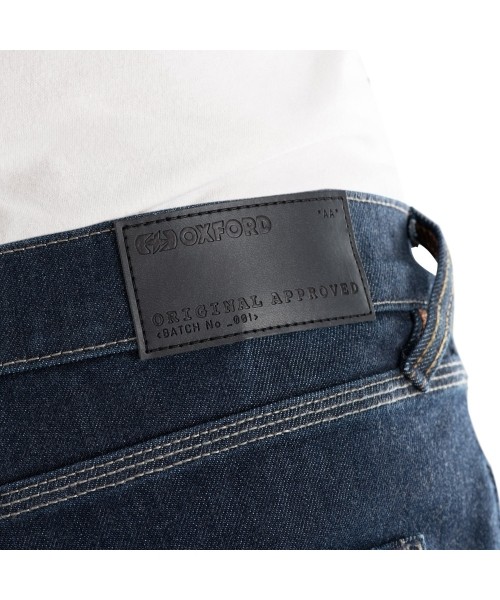Men’s Motorcycle Jeans Oxford Original Approved CE Regular Fit Indigo