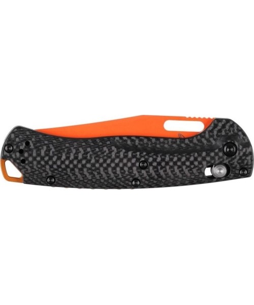 Benchmade 15535OR-01 TAGGEDOUT, Carbon, Magnacut