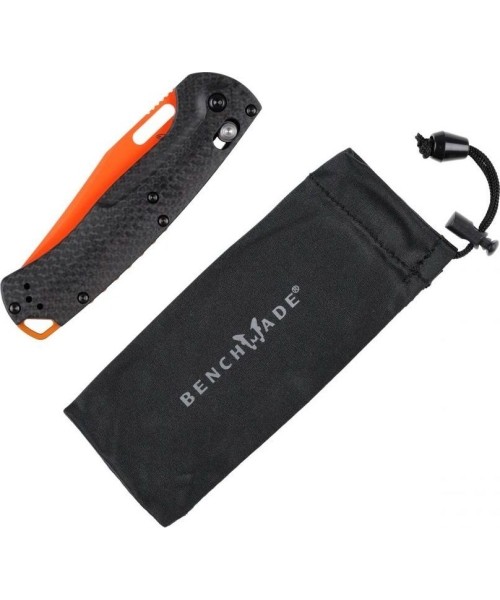 Benchmade 15535OR-01 TAGGEDOUT, Carbon, Magnacut