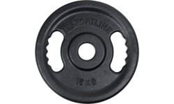 Cast Iron Olympic Weight Plate inSPORTline Castblack OL 15 kg 50 mm