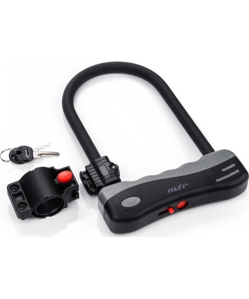 Gloves & Helmets & Accessories Meteor: Dviračių u-lock užraktas twister+