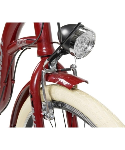 AZIMUT Vintage TX-7 28" 2025 Bicycle burgundy-cream shiny