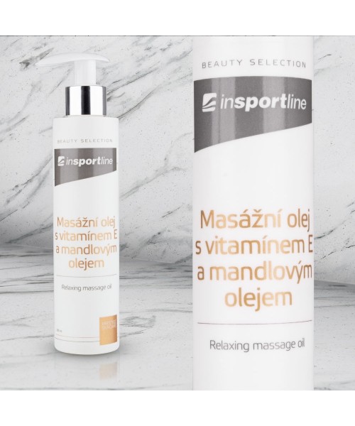 Massaažiõlid inSPORTline: InSPORTline massage oil with vitamin E and almond oil 200 ml