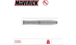 Winmau Maverick 80% tungsten steel tip darts