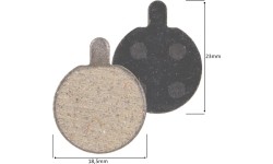 Brake Pads for E-Scooters W-TEC Fortor/Voltero/Zitter/Saturian (Pair)