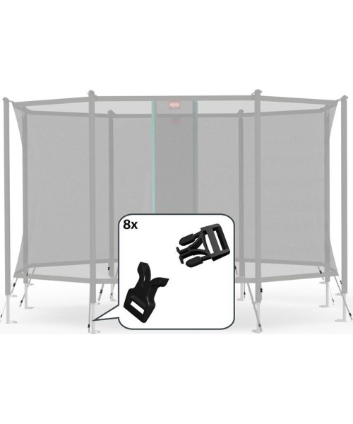 Trampoline Spare Parts BERG: Safety Net - Side Release Buckles (8x)
