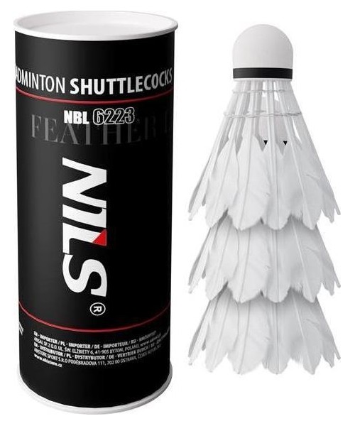 Sulgpallid Nils: Badmintono plunksniukai Nils NBL6223, LED, 3 vnt.