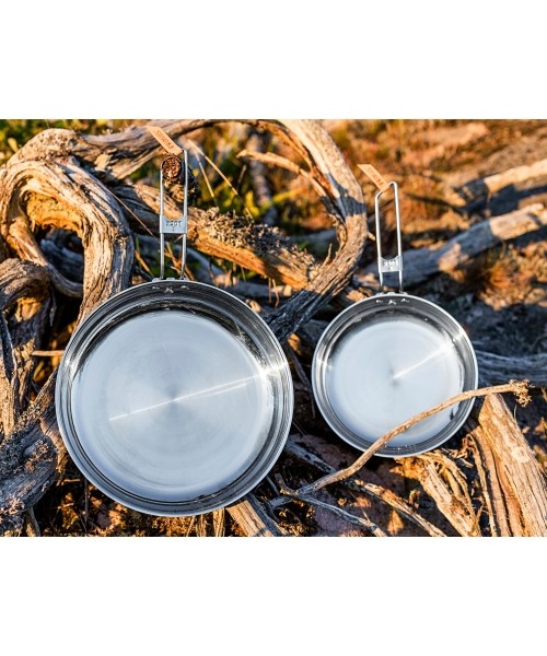 Roostevabast terasest praepann Primus Campfire, 21 cm
