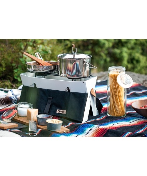 Roostevabast terasest praepann Primus Campfire, 21 cm