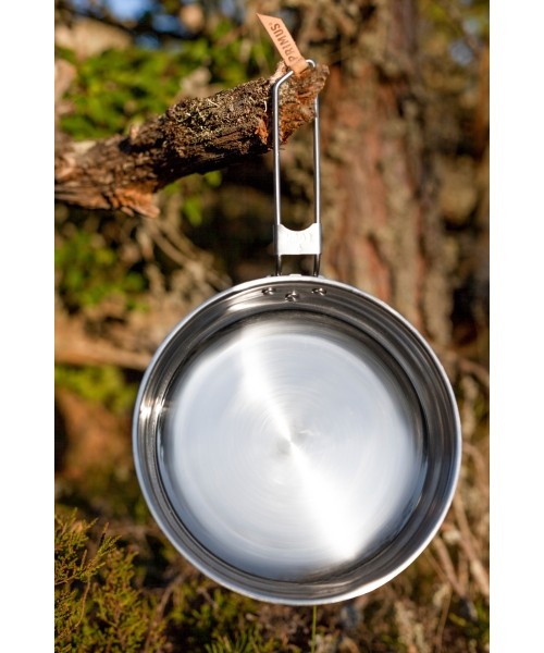 Roostevabast terasest praepann Primus Campfire, 21 cm