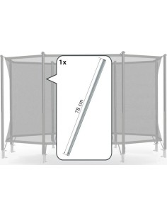 Ohutusvõrgu Comfort ülemine toru 200 (78 cm)