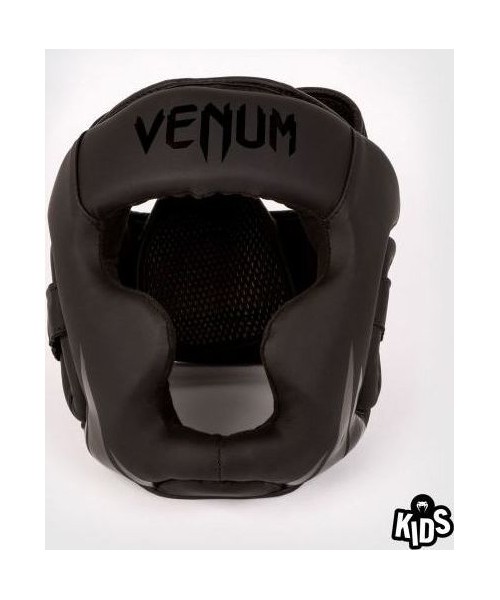 Boksikindad Venum: Venum Challenger Kids Headgear - Black/Black