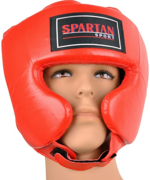 Boxing helmet Spartan, red