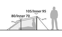 Robens Tent  Arch 2  2 person(s), Blue