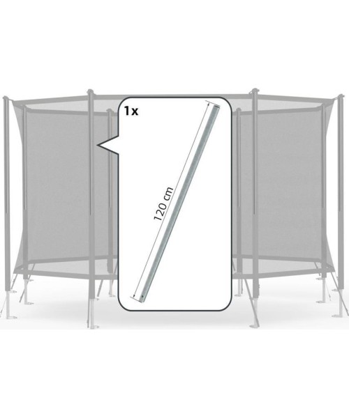 Trampoline Spare Parts BERG: Safety Net Comfort - Upper Tube for springbracket (120cm)