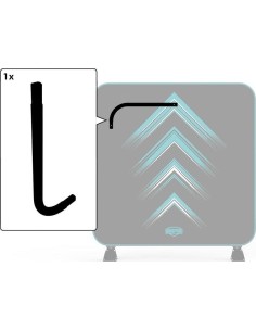 AeroWall - Frame Tube Bended L 2x2