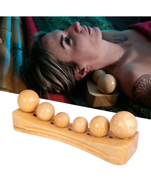 Väike masseerijad inSPORTline: Reguliuojamas masažo įrankis su 6 prailginimais inSPORTline Anavi