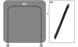 AeroWall - Attachment Band + Buckle (4x)