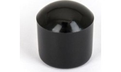 Protection cap for soccer rod, black