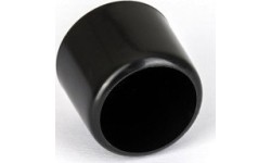 Protection cap for soccer rod, black