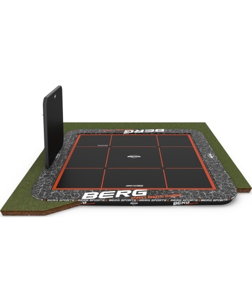 Maasisse paigaldatavad batuudid BERG: BERG SPORTS Ultim Pro Bouncer FlatGround 5x5 + AeroWall