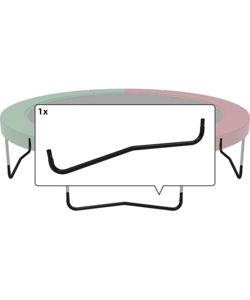Batuudi varuosad BERG: Elite+ - W-Leg T-seeria 380 (12,5ft) must