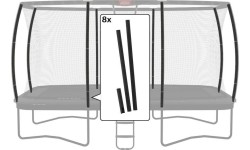 Ohutusvõrk Ultim Safety Net DLX XL – vahtplasti komplekt