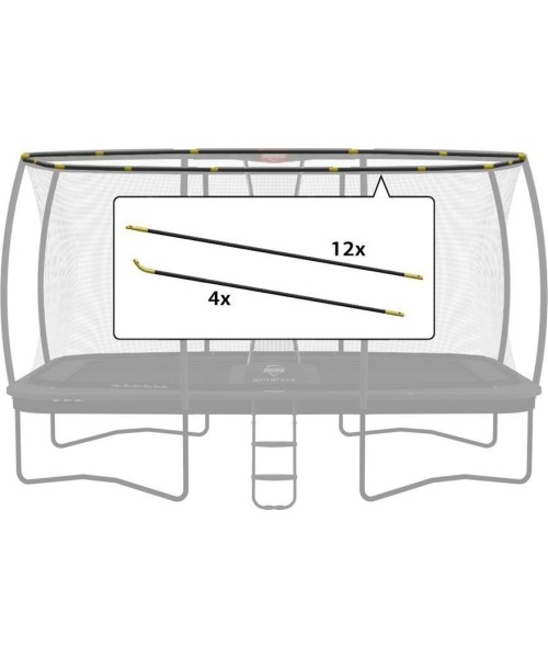 Batuudi varuosad BERG: Ultim Safety Net DLX XL - Set Tent Tubes 500