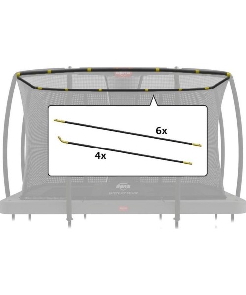 Batuudi varuosad BERG: Ultim Safety Net Deluxe - Set Tent Tubes 330 (for .02 vers.)