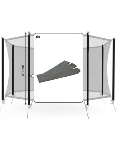 Ohutusvõrgu varrukad Comfort 200 (167 cm) (6 tk)