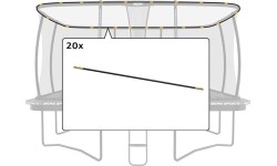 Ultim Safety Net DLX XL - Set Tent Tubes 5x5