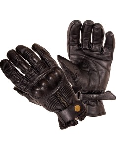 Summer Leather Motorcycle Gloves B-STAR Prelog - Black