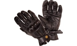 Summer Leather Motorcycle Gloves B-STAR Prelog - Black