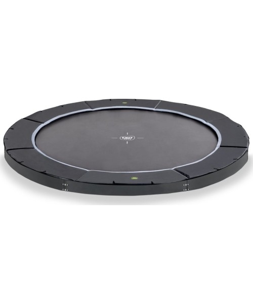 EXIT Dynamic ground level sports trampoline ø366cm - black