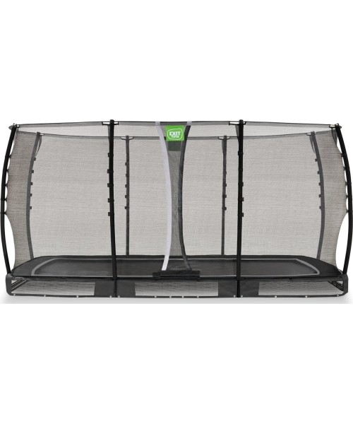 EXIT Allure Classic maapinnale paigaldatav trampoliin 244x427 cm, must
