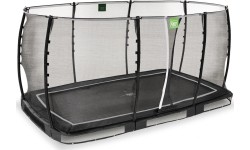 EXIT Allure Classic maapinnale paigaldatav trampoliin 244x427 cm, must
