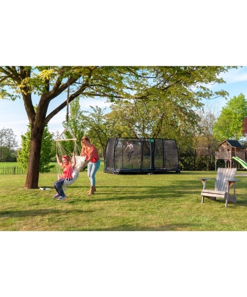 EXIT Allure Classic ground trampoline 244x427cm - black
