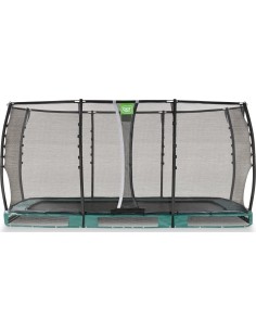 EXIT Allure Premium süvistatav batuut 244x427 cm – roheline