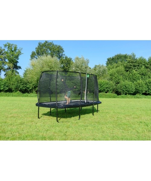 EXIT Allure Classic batuut 214x366 cm turvavõrguga, roheline
