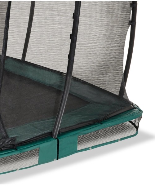 EXIT Allure Premium ground trampoline 214x366cm - green