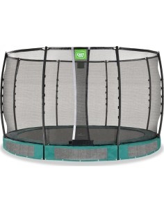 EXIT Allure Premium maasse paigaldatav batuut ø366 cm, roheline