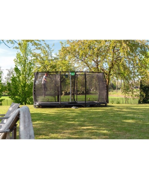 EXIT Allure Classic ground trampoline 244x427cm - green