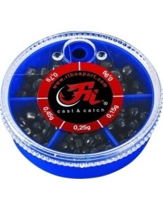 Raskused Filfishing Split Shots, suur karp