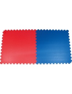 Tatami Yate, EVA, 1x1 m, 4 cm, punane / sinine