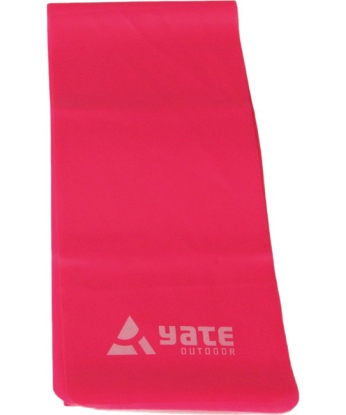 Treeningkummid Yate: Pasipriešinimo guma Yate, 25mx15cm, vidutinis pasipriešinimas, raudona