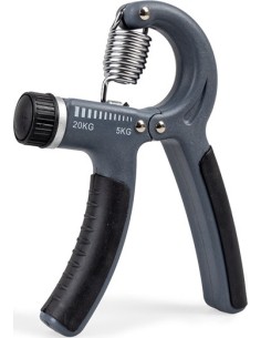 Sõrmetreenija Yate, plastiktangid, reguleeritav, 5-20 kg, hall